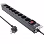 InLine 16412S Protezione da sovratensione nero 8 uscite AC 2 m