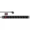 InLine 16412S Protezione da sovratensione nero 8 uscite AC 2 m