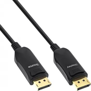 Cavo AOC DisplayPort 2.1 InLine, UHBR, nero 50 m