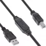 InLine cavo attivo USB 2.0, USB-A maschio su USB-B maschio, 10m