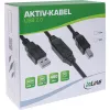 InLine cavo attivo USB 2.0, USB-A maschio su USB-B maschio, 10m
