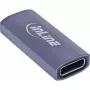 Adattatore USB-C InLine 35900E grigio connettore 1 USB-C connettore 2 USB-C
