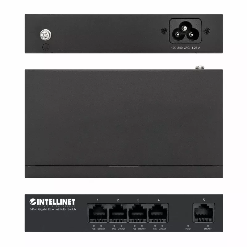 Intellinet 561792 switch di rete Gigabit Ethernet (10/100/1000) Power over Ethernet (PoE) nero