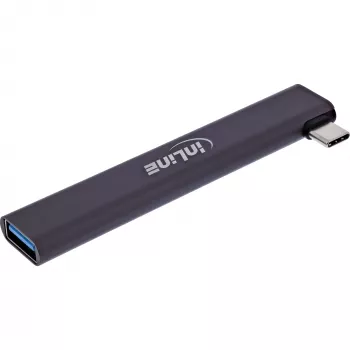 InLine hub USB-C slim, 4 porte, USB 3.0 + 3x USB 2.0, design slim