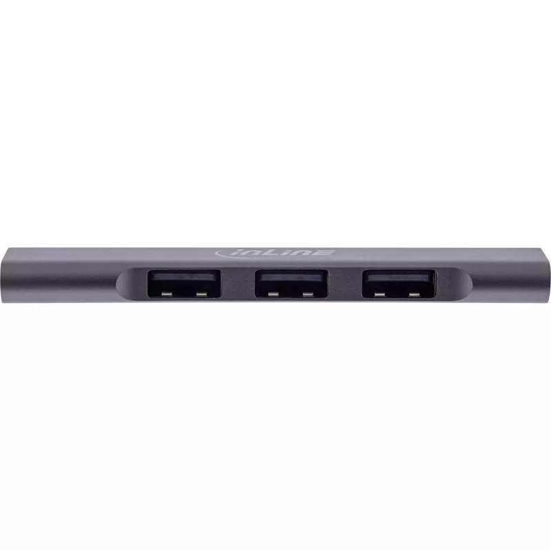 InLine hub USB-C slim, 4 porte, USB 3.0 + 3x USB 2.0, design slim