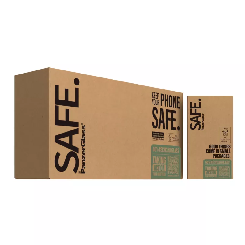 PanzerGlass SAFE. by ® protezione display privacy iPhone 16 | 15 | Ultra-Wide Fit | BULK