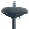 Sedia da ufficio Leitz 65450089 seduta imbottita grigio struttura in plastica