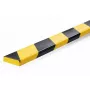 Durable S10 nastro piatto in plastica 1000mm nero giallo 40mm
