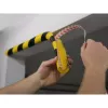 Durable C25R prodotto in poliuretano nero giallo arrotondato 1000 mm