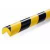 Durable C25R prodotto in poliuretano nero giallo arrotondato 1000 mm