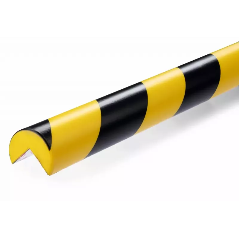 Durable C25R prodotto in poliuretano nero giallo arrotondato 1000 mm