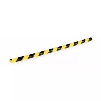 Durable C25R prodotto in poliuretano nero giallo arrotondato 1000 mm