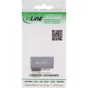 Adattatore USB4 InLine, USB-C maschio/femmina angolare destra/sinistra, alluminio, grigio
