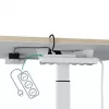 Piano per scrivania Leitz 65340001 quadrato alluminio grigio scuro 600x800x650mm