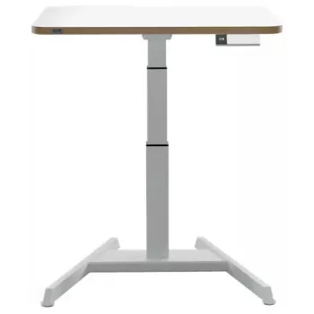Piano per scrivania Leitz 65340001 quadrato alluminio grigio scuro 600x800x650mm