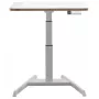 Piano per scrivania Leitz 65340001 quadrato alluminio grigio scuro 600x800x650mm