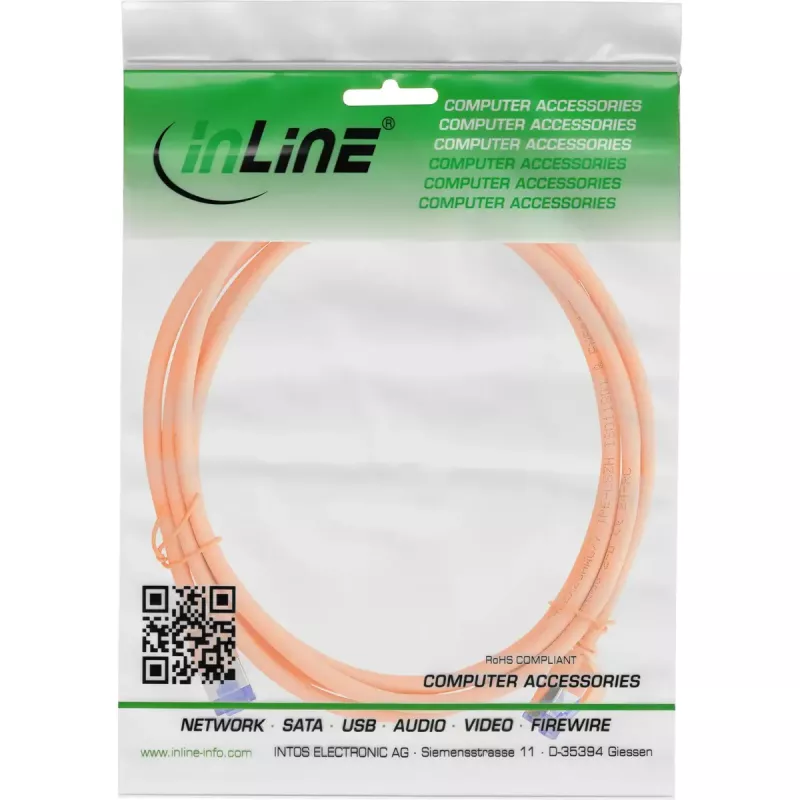 InLine 74905O cavo di rete arancione 5 m Cat6a S/FTP (S-STP)