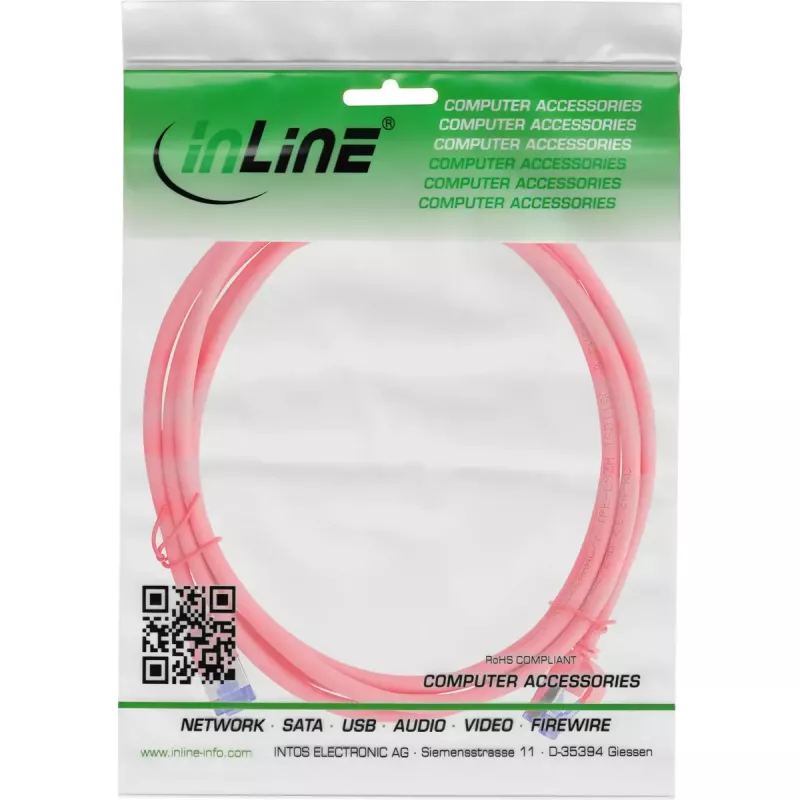 InLine 74905R cavo di rete rosso 5 m Cat6a S/FTP (S-STP)