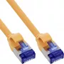 Cavo patch InLine Cat.6A S/FTP TPE (LSZH) PoE, flessibile, giallo, 15 m