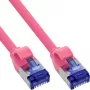 Cavo di rete InLine 74915M magenta 15 m Cat6a S/FTP (S-STP)