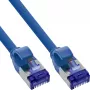 Cavo di rete InLine 74955B blu 0,5 m Cat6a S/FTP (S-STP)