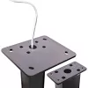 Supporto InLine 59989C accessorio per caricabatterie per veicoli elettrici acciaio nero 400x200x1667mm