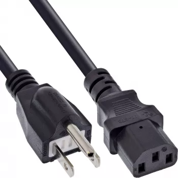 Cavo di alimentazione InLine 16658J nero 1,8 m spina tipo B IEC C13