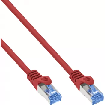 InLine 72633R Cavo di rete rosso 0,3 m Cat6a S/FTP (S-STP)