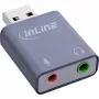 Adattatore audio InLine 33051E USB Type-A grigio 42mm x 30mm x 12mm