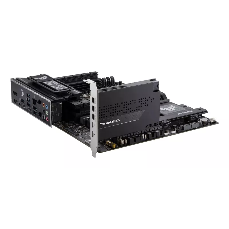 Scheda interfaccia ASUS ThunderboltEX 5 — PCIe 4.0, Intel JHL9580, Mini DisplayPort, USB 2.0, 120 Gbit/s