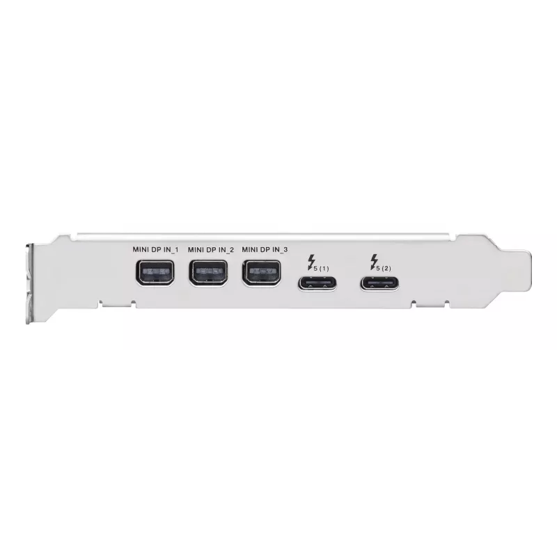 Scheda interfaccia ASUS ThunderboltEX 5 — PCIe 4.0, Intel JHL9580, Mini DisplayPort, USB 2.0, 120 Gbit/s