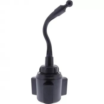 InLine 23156P Adattatore base portabicchieri per supporti auto, nero
