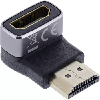 Adattatore HDMI InLine 17991F HDMI A nero grigio placcato oro