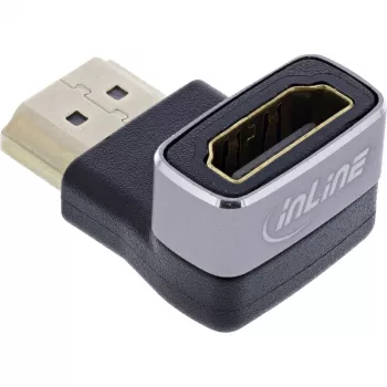 Adattatore HDMI InLine 17991F HDMI A nero grigio placcato oro