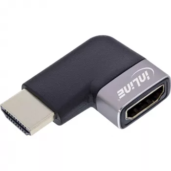Adattatore HDMI InLine 17991E nero grigio placcato oro