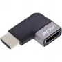 Adattatore HDMI InLine 17991E nero grigio placcato oro