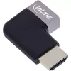 Adattatore HDMI InLine 17991E nero grigio placcato oro