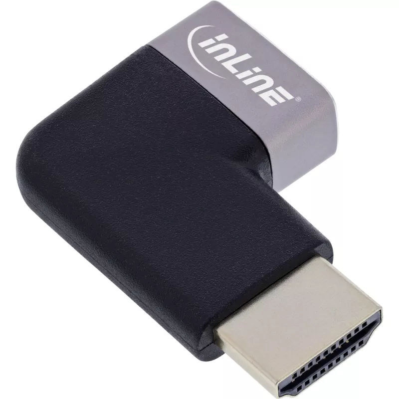 Adattatore HDMI InLine 17991E nero grigio placcato oro