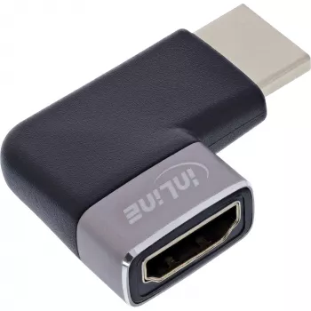 Adattatore HDMI InLine 17991D nero grigio placcato oro