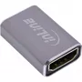 Adattatore HDMI InLine 17991A grigio placcato oro