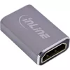 Adattatore HDMI InLine 17991A grigio placcato oro