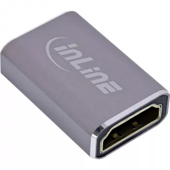 Adattatore HDMI InLine 17991A grigio placcato oro