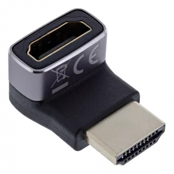 Adattatore HDMI InLine 17991G nero grigio placcato oro