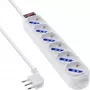 InLine 16461Z ciabatta 1,5 m 6 prese AC per uso interno bianco