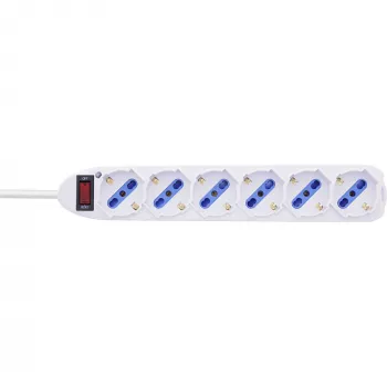 InLine 16461Z ciabatta 1,5 m 6 prese AC per uso interno bianco