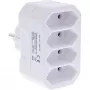 Adattatore spina Tipo F Tipo C InLine 16471E bianco