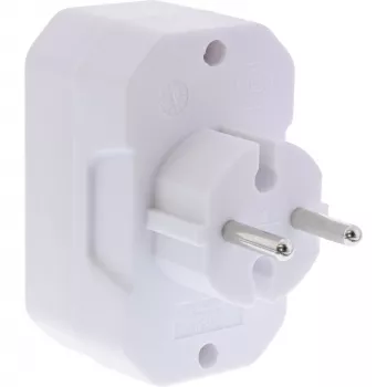 Adattatore spina Tipo F Tipo C InLine 16471E bianco