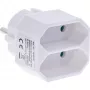 Adattatore spina Tipo F Tipo C spina Euro bianco InLine 16471D