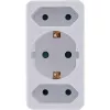Adattatore spina Tipo F InLine 16471B 2x Tipo C + Tipo F bianco