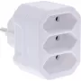 Adattatore spina Tipo F Tipo C InLine 16471A bianco